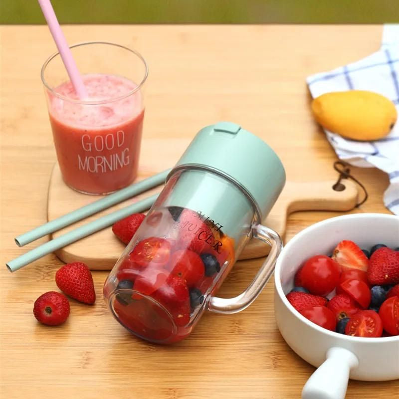 Crusher Juicer 2 In 1 Mini Portable USB Rechargeable High Quality 6 Blades