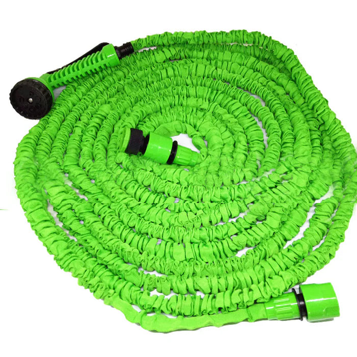 50FT Magic Hose Expandable Garden Hose Pipe With Spray Gun For Watering And Car Wash (Random Colour)