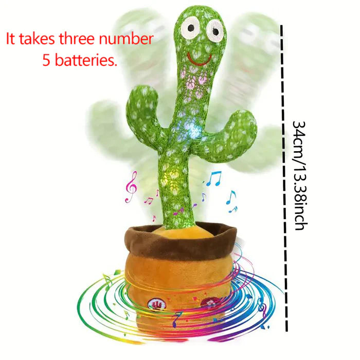 Dancing Cactus Rechargeable Toy ( With Android Cable)