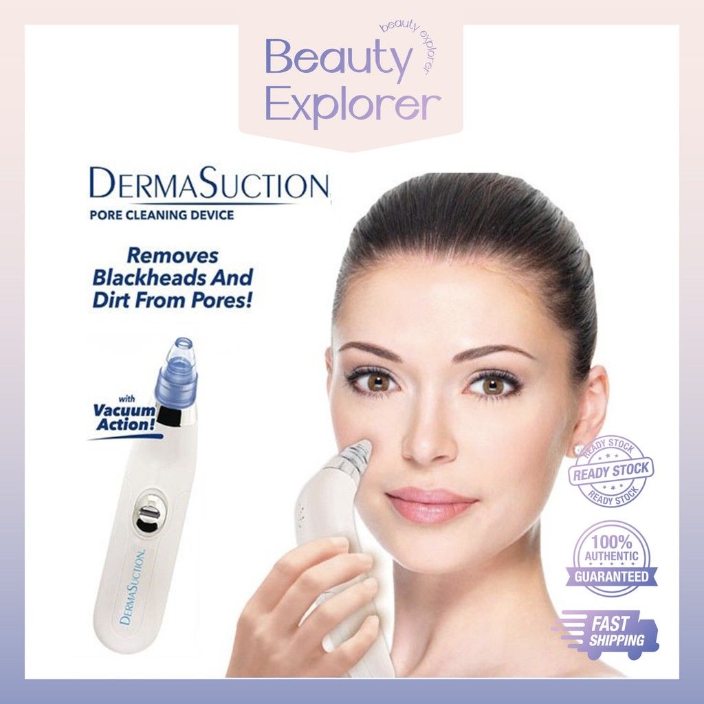 Blackhead Removal Machine – Derma Suction 3 In 1 Black Head Remover Machine-Acne Pimple Pore Cleaner Vacuum Suction Tool