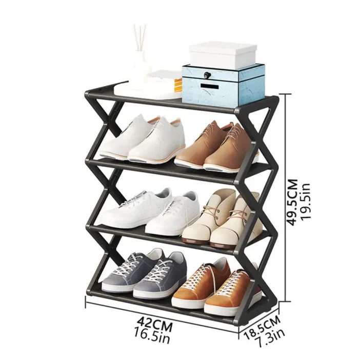 Shoe Rack X- Shape 4 Layer  Shoe Rack X- Shape 4 Layer  Shoe Rack X- Shape 4 Layer Shoe Rack X- Shape 4 Layer