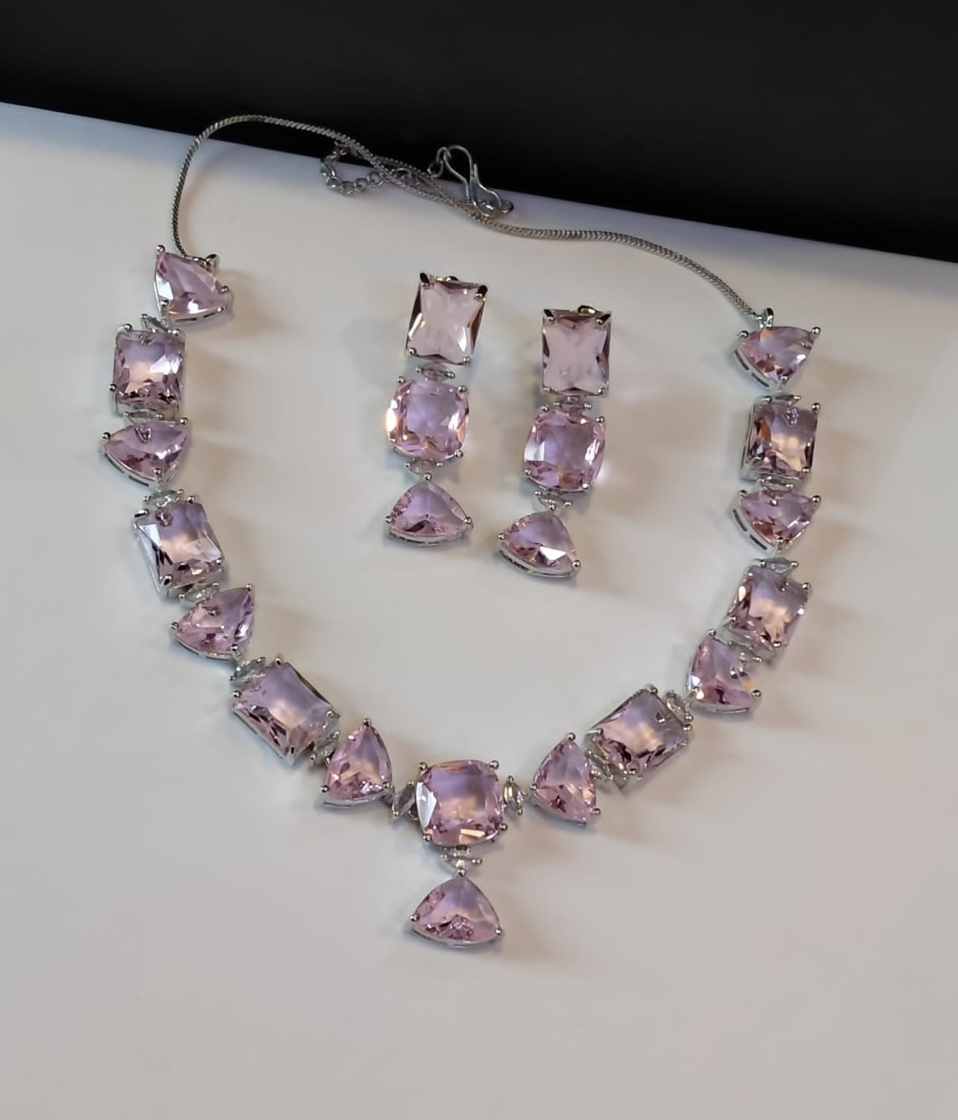 RUSSMA doubleted diamond necklace set💖💞.