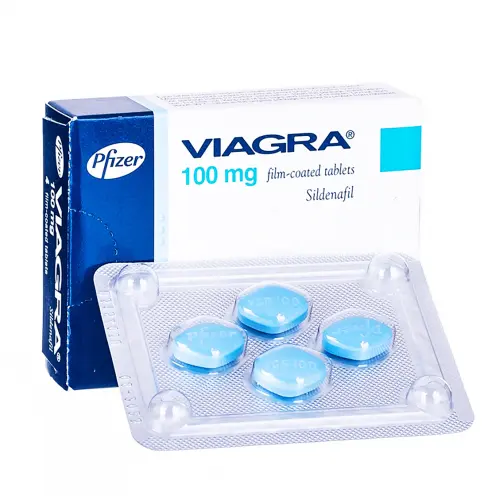 Pfizer Viagra 100mg Sildenafil Citrate – 4 Film-Coated Tablets